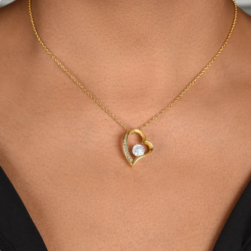 To my Queen – Love Heart Necklace