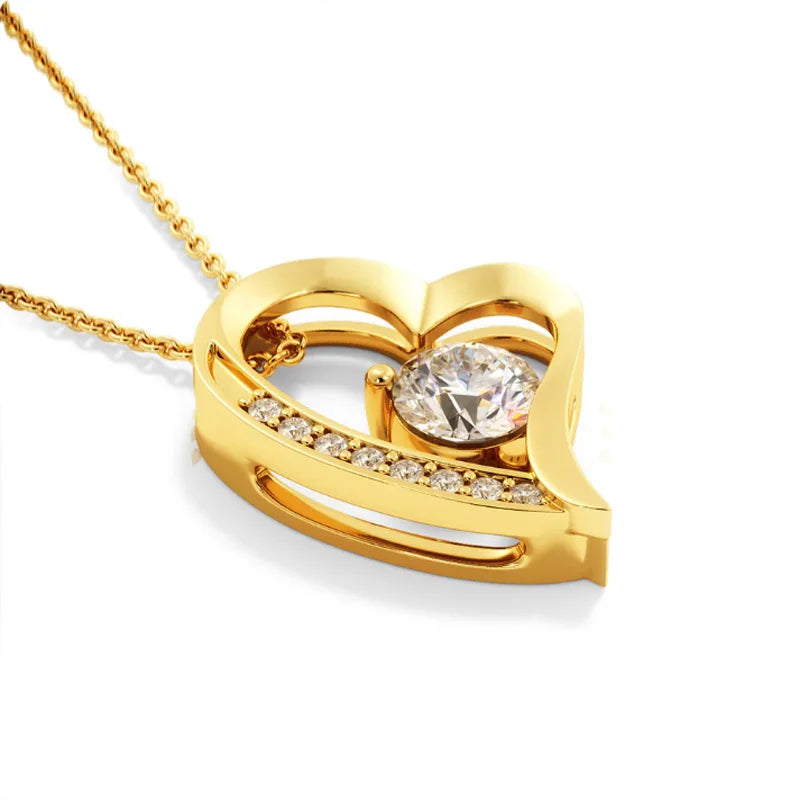 To my Queen – Love Heart Necklace