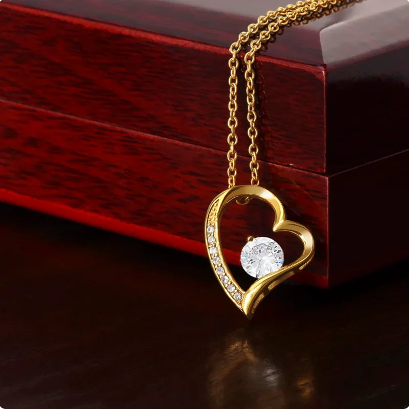 To my Queen – Love Heart Necklace