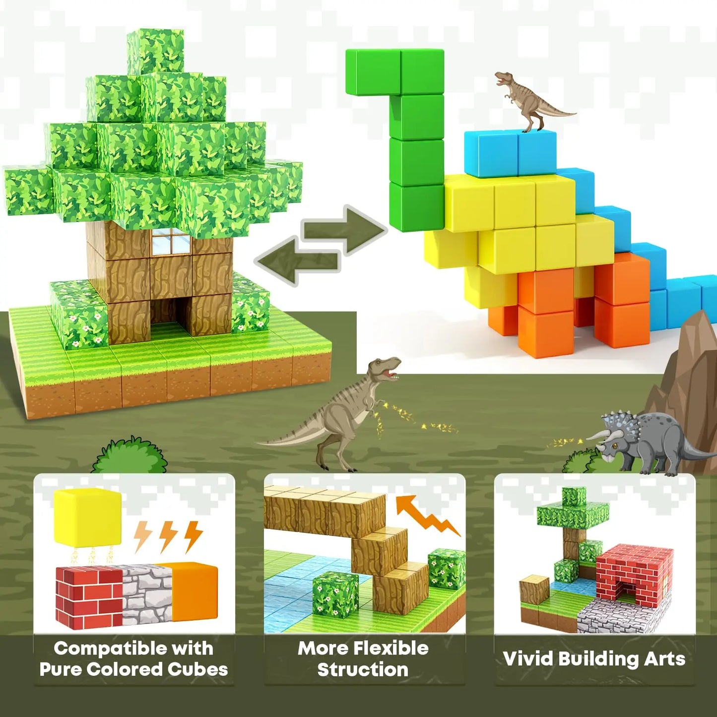 STEM Learning Magnetic Building Blocks