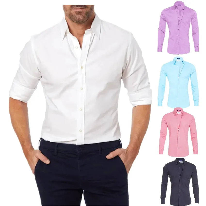 Oxford Stretch Zip Shirt