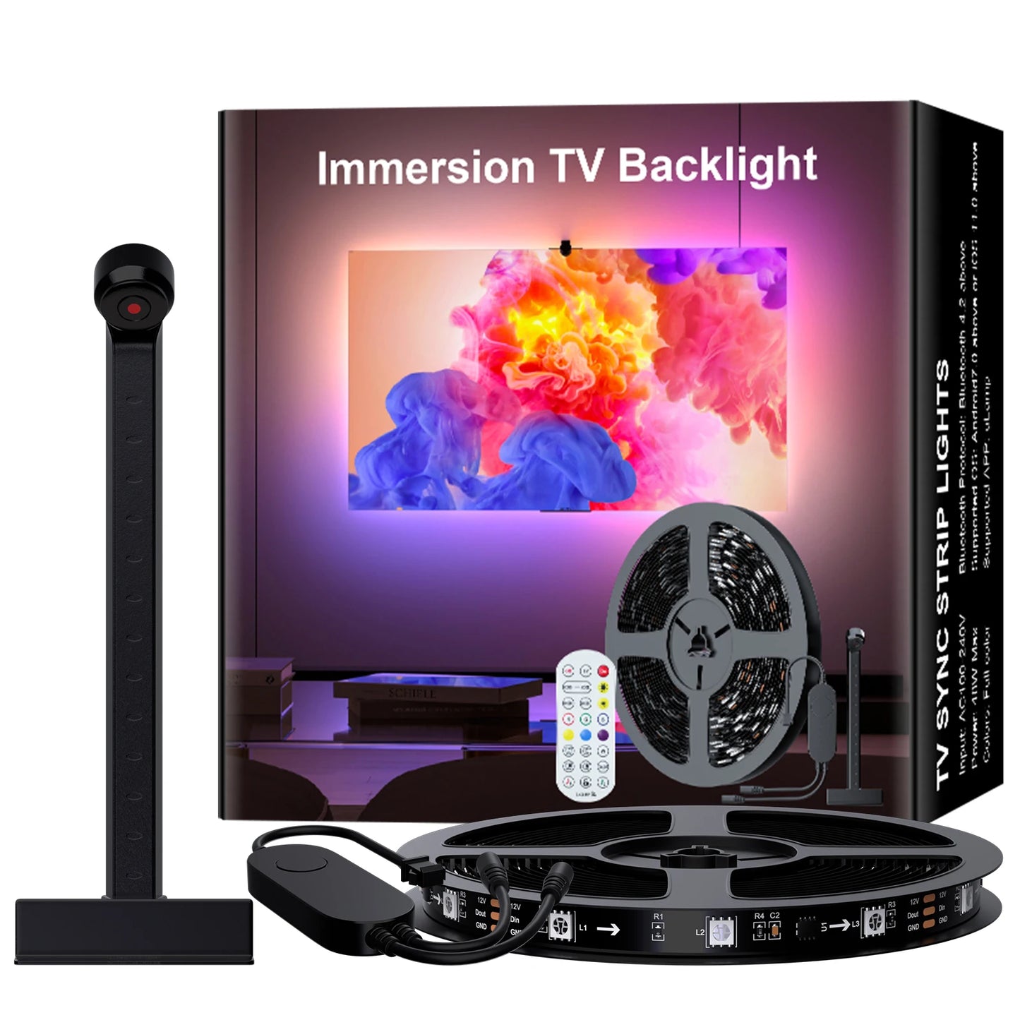 TV Backlight - Color Picker Graffiti Television Screen Synchronous Light Strip