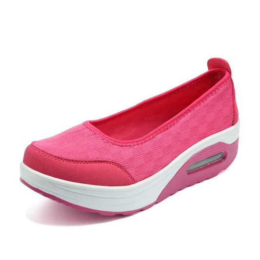 Women's Daily Comfortable Breathable Shockproof Arch Support Orthopedic Slip-on Sneakers