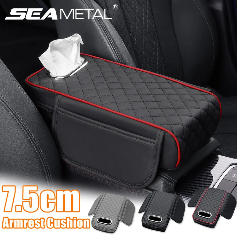 Car Armrest Storage Cover