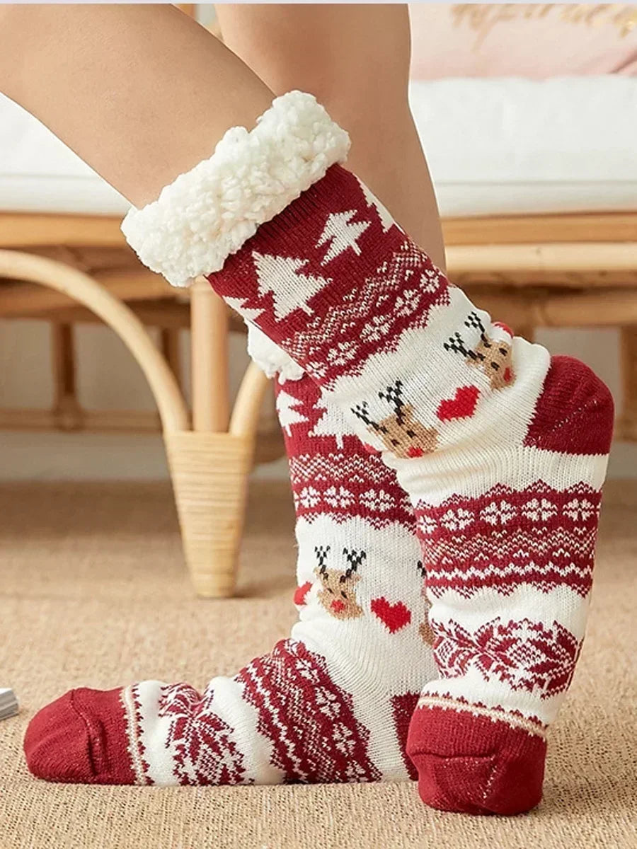 Ultra-thick Cashmere Slipper Home Socks