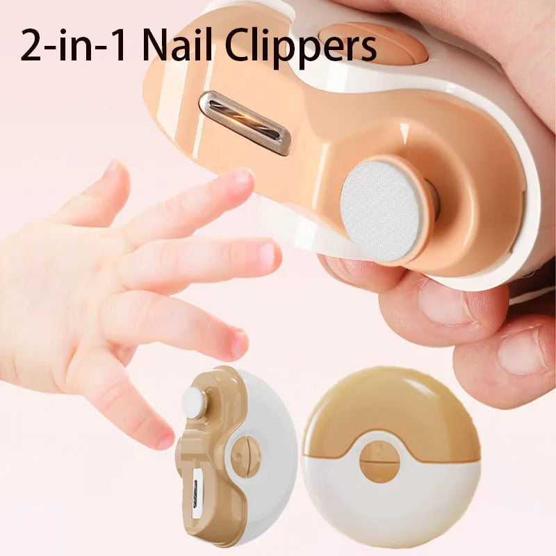 2 in 1 Electric Polishing Automatic Nail Clippers