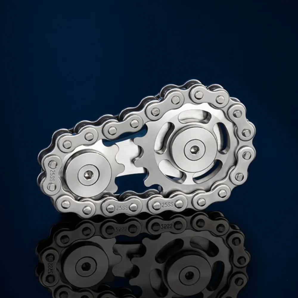 Sprockets Bicycle Chain Fidget Spinner Toys