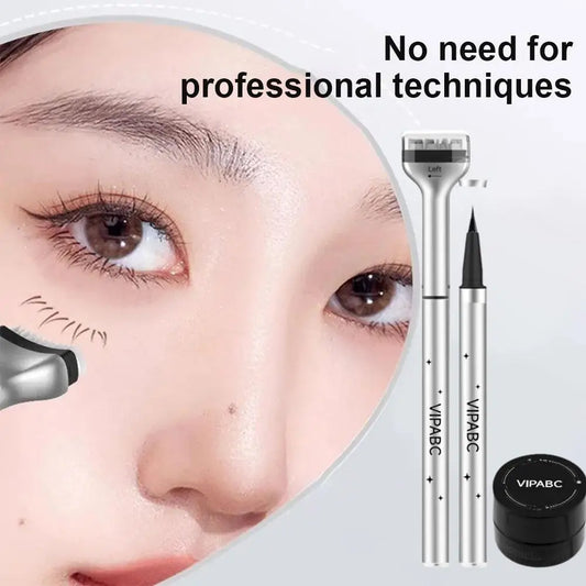 2-in-1 Eyeliner & Lower Eyelash Stamp Set