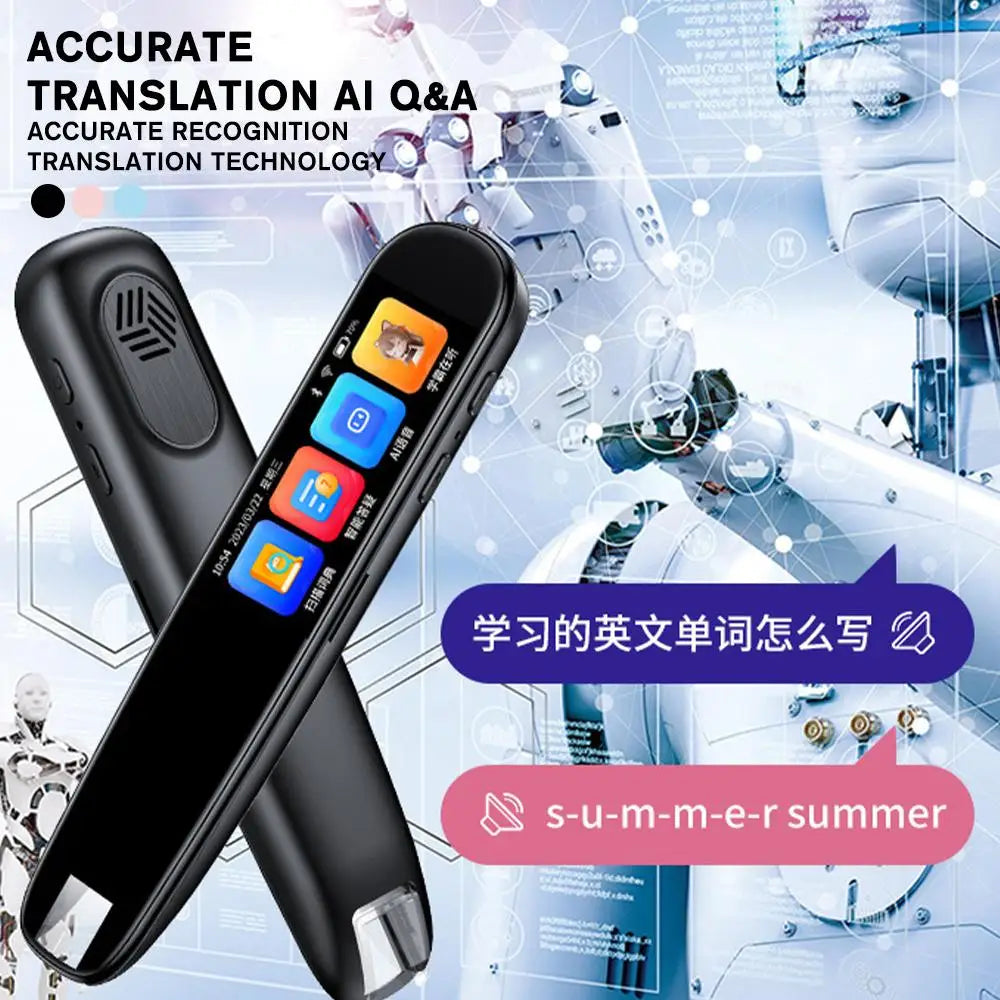 112 Language Translation Scanning Reading Pen