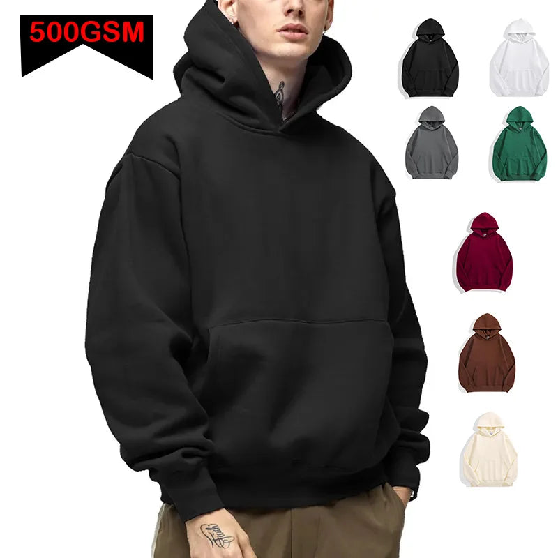 2025 Trends Double layer hooded sweatshirt