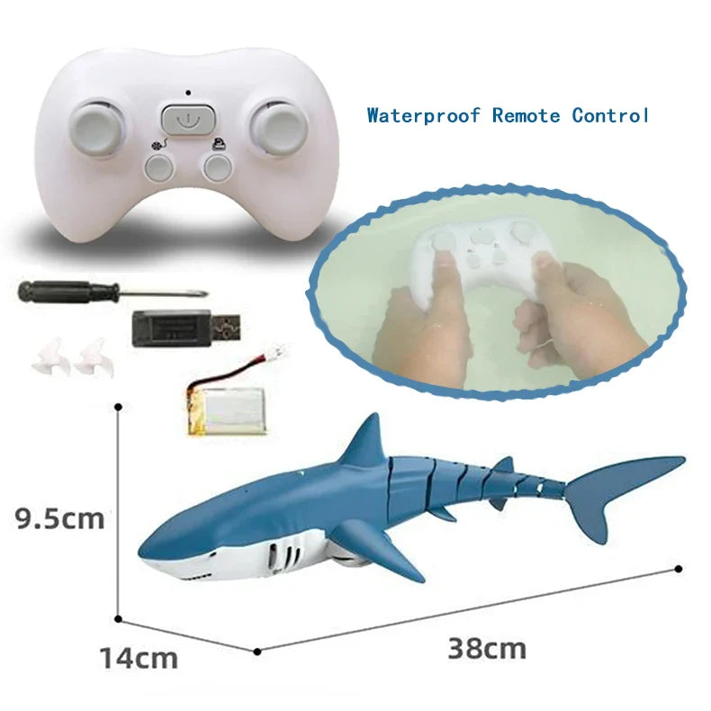 Remote control electric shark toy