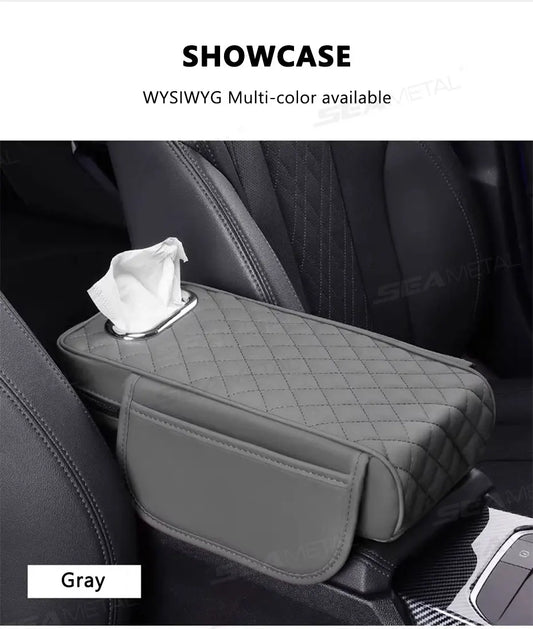 Car Armrest Storage Cover