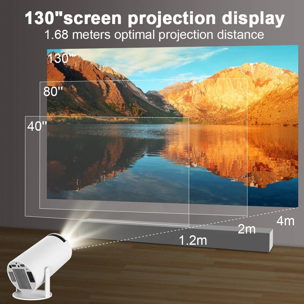 4K FHD 1080P Supported Projector