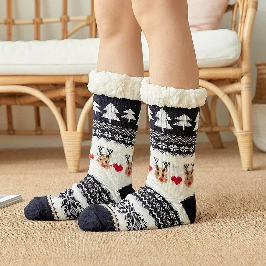 Ultra-thick Cashmere Slipper Home Socks