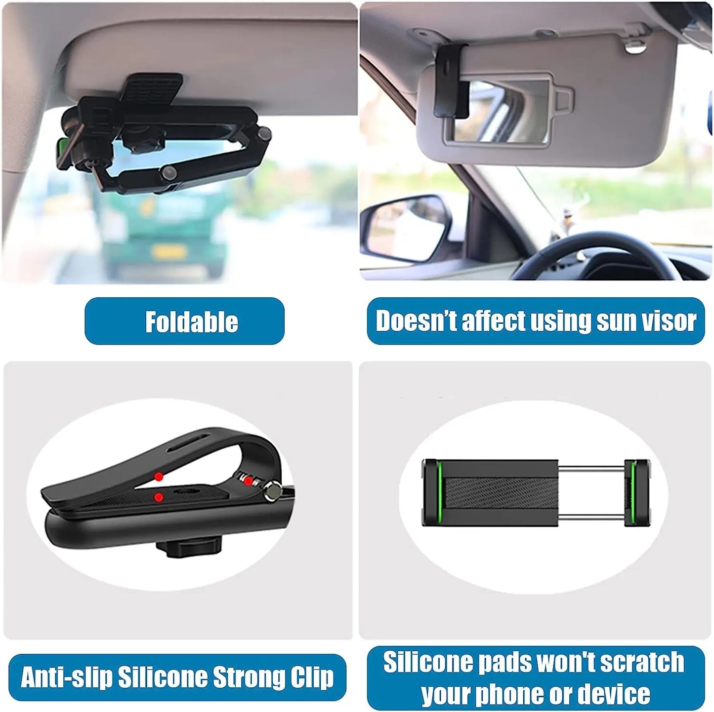 Rotatable and Retractable Car Phone Holder