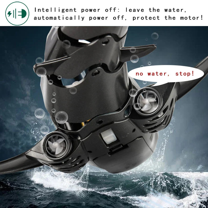 Remote control electric shark toy