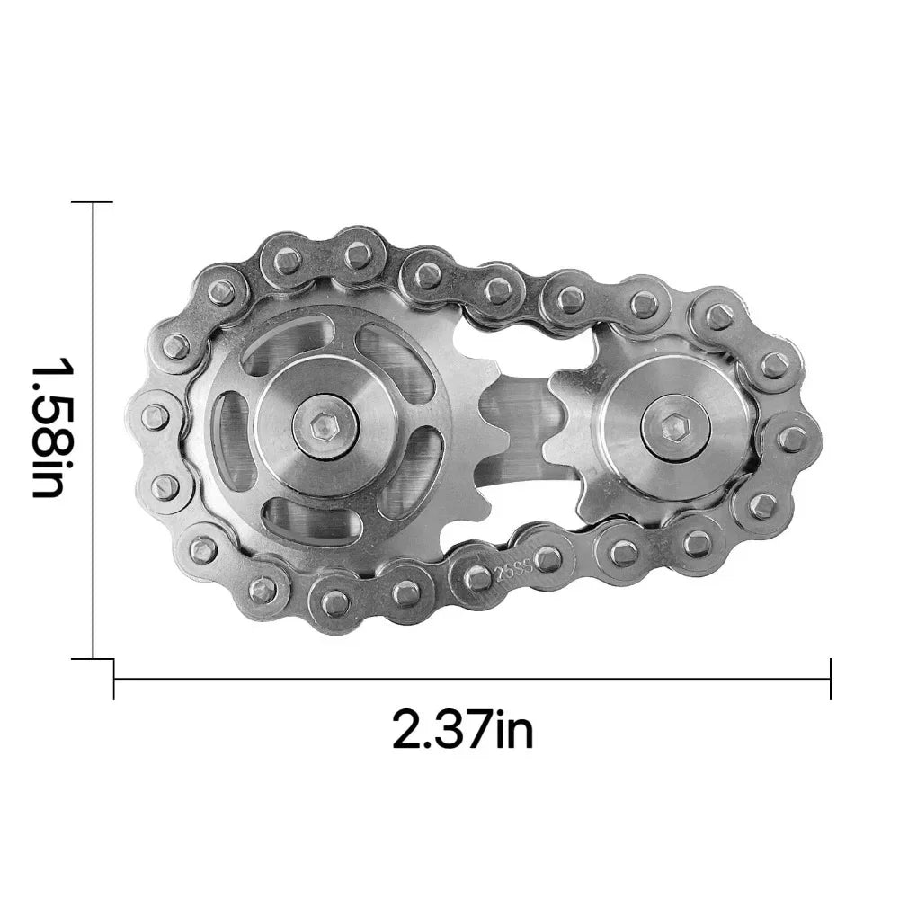 Sprockets Bicycle Chain Fidget Spinner Toys