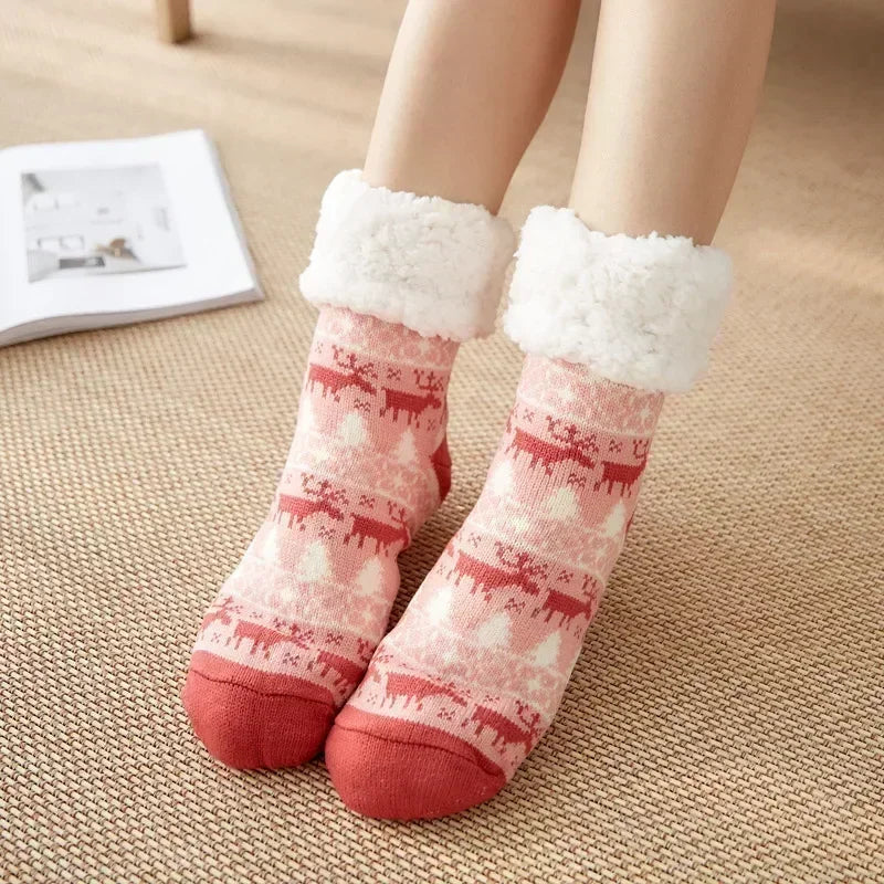 Ultra-thick Cashmere Slipper Home Socks