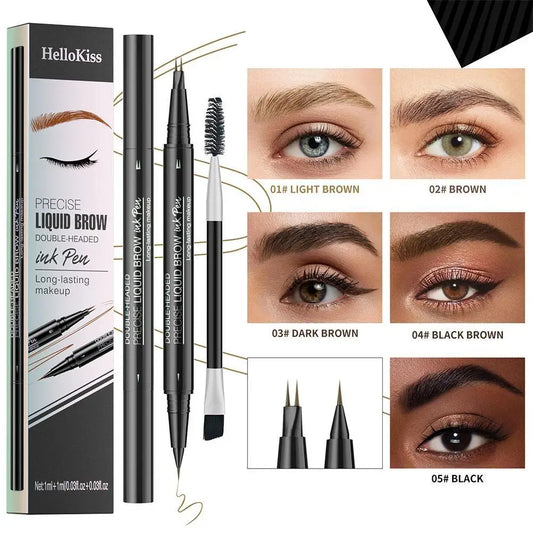 HelloKiss Curved Eyebrow Pen - Microblading Eyebrow Pencil