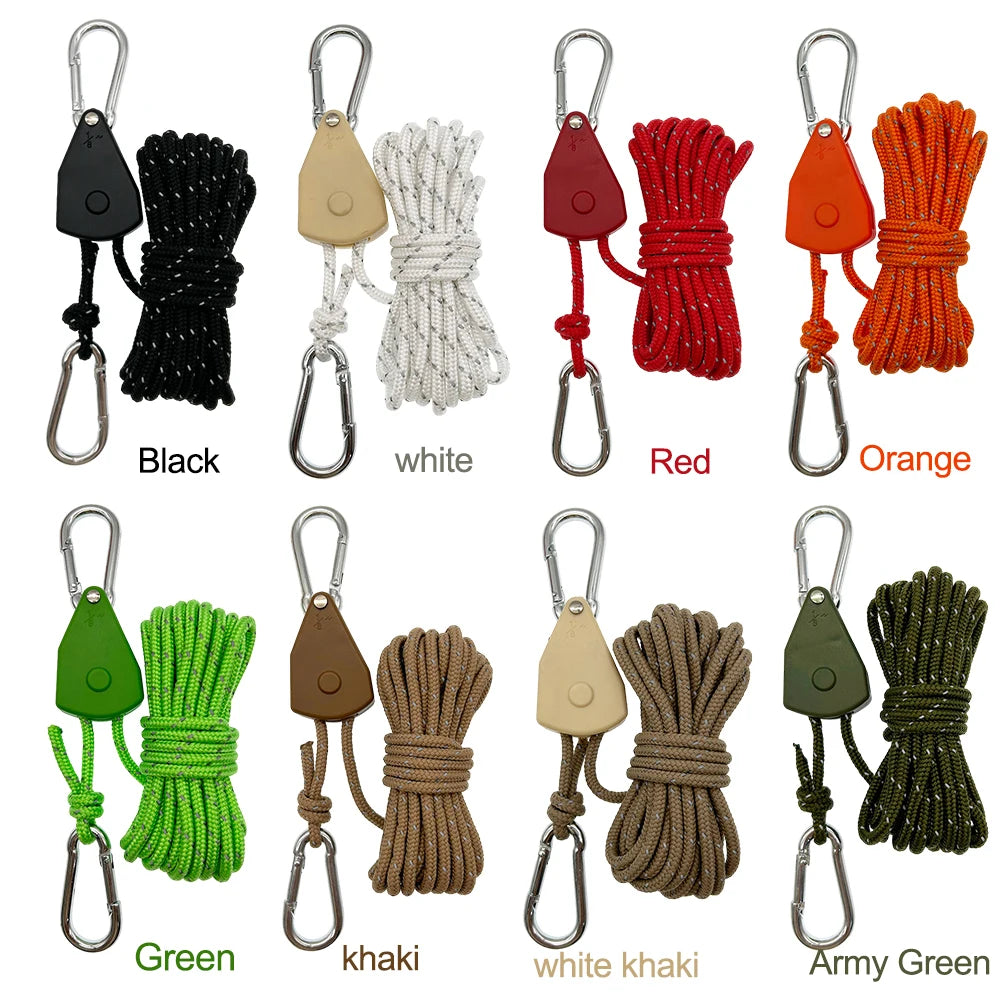 Portable Adjustable Fix Camping Rope