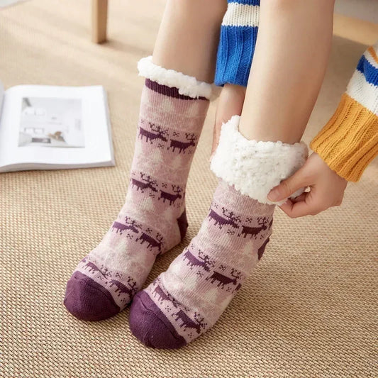 Ultra-thick Cashmere Slipper Home Socks