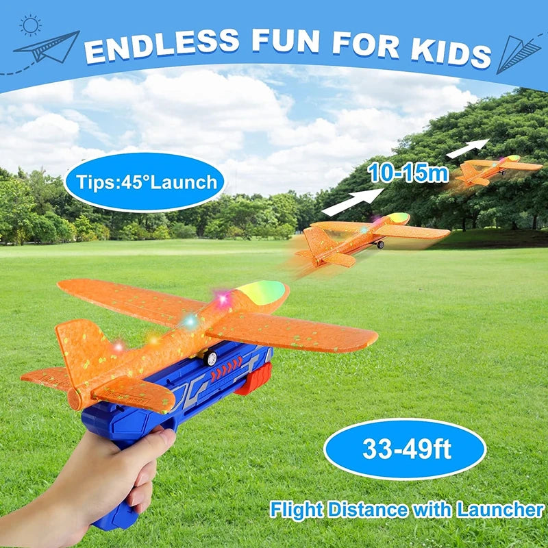 3 Packs Airplane Launcher Toys