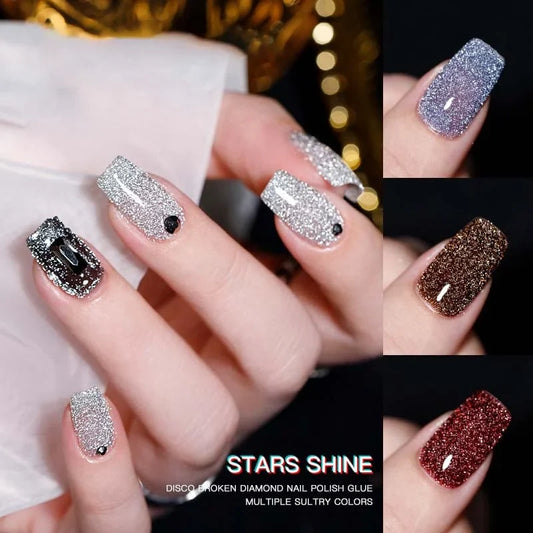 High Density Glitter Nail Gel Polish