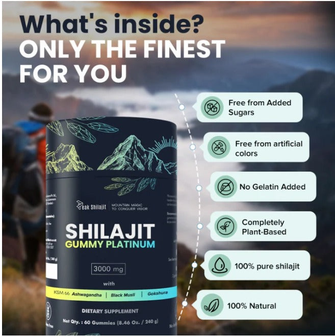 100% SHILAJIT GUMMY