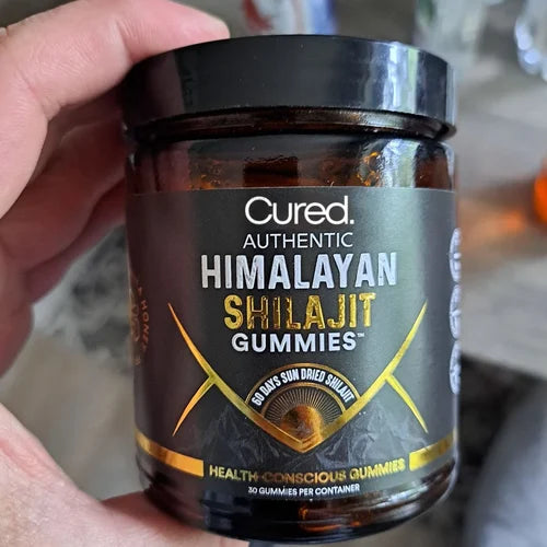 Authentic Himalayan Shilajit Gummies Sweetened With Organic Manuka Honey Flavored With Organic Blood Orange Oil & Organic Vanilla