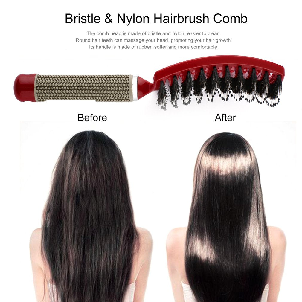 Detangler Bristle Nylon Hairbrush