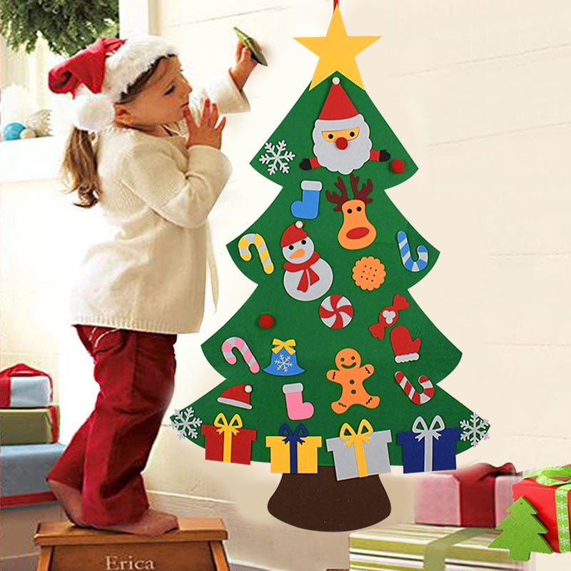 Interactive Felt Christmas Tree