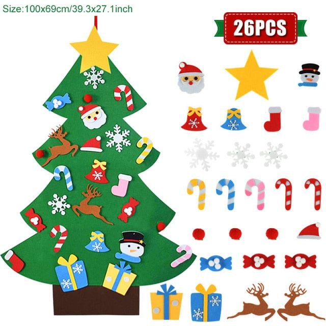 Interactive Felt Christmas Tree