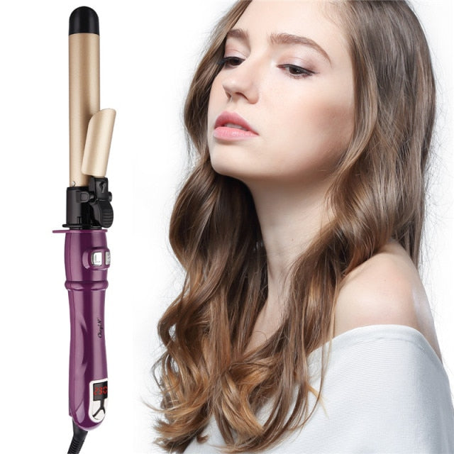 Self-Rotating Curling Iron