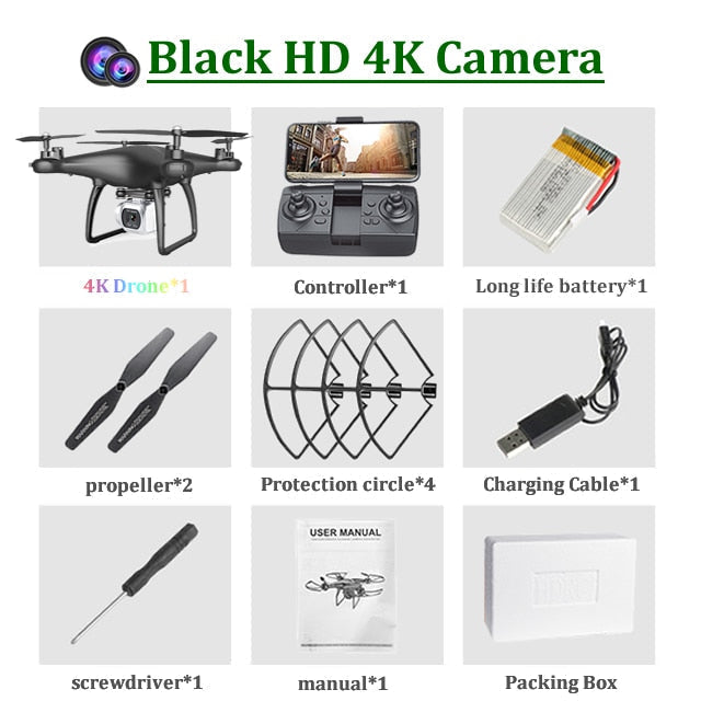 2021 LATEST 4K CAMERA ROTATION WATERPROOF PROFESSIONAL S32T&S56G DRONE