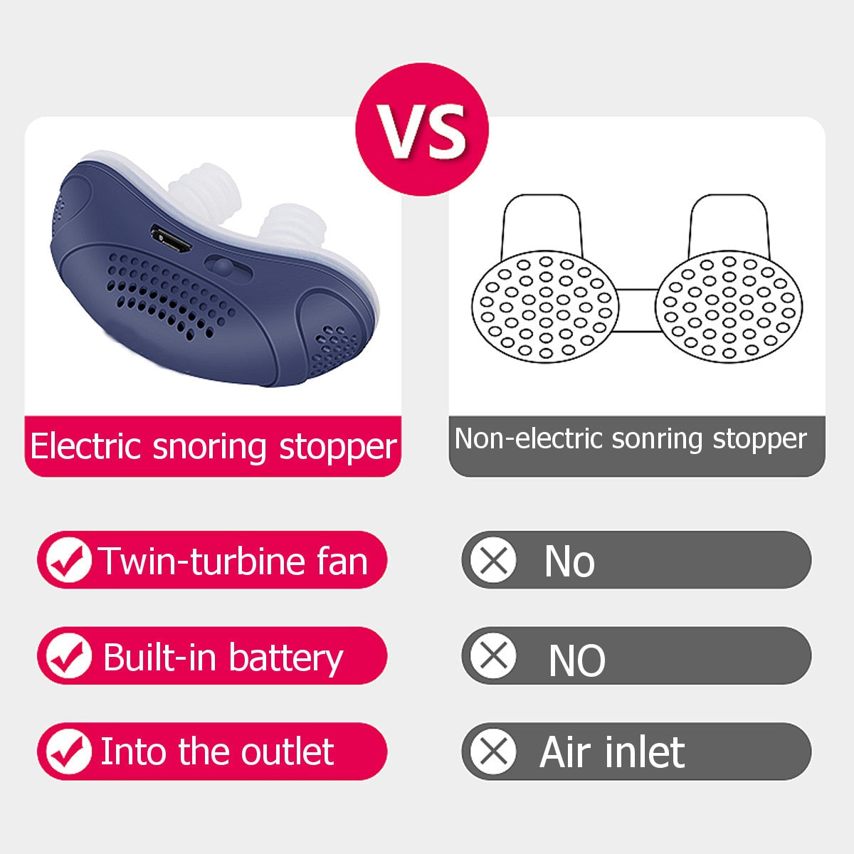 Electric Anti Snoring Device