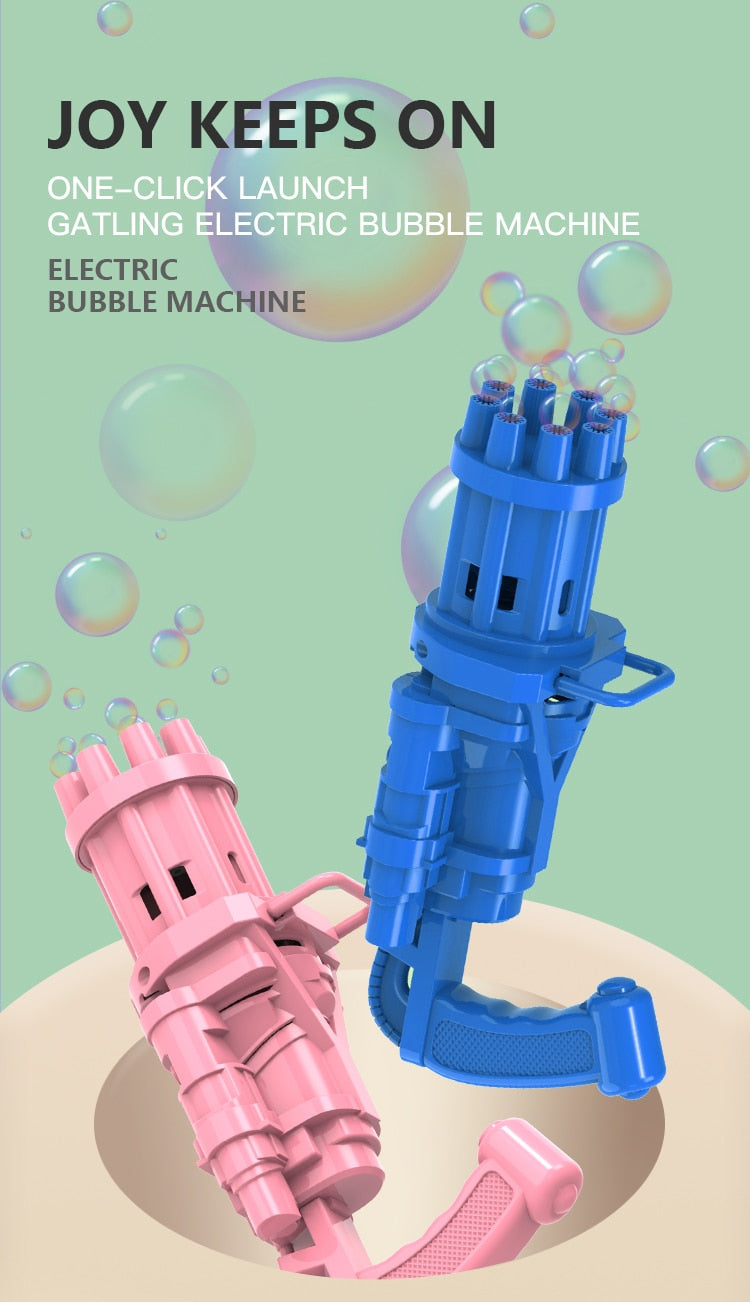 Gatling Bubble Machine