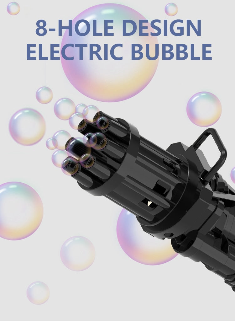 Gatling Bubble Machine