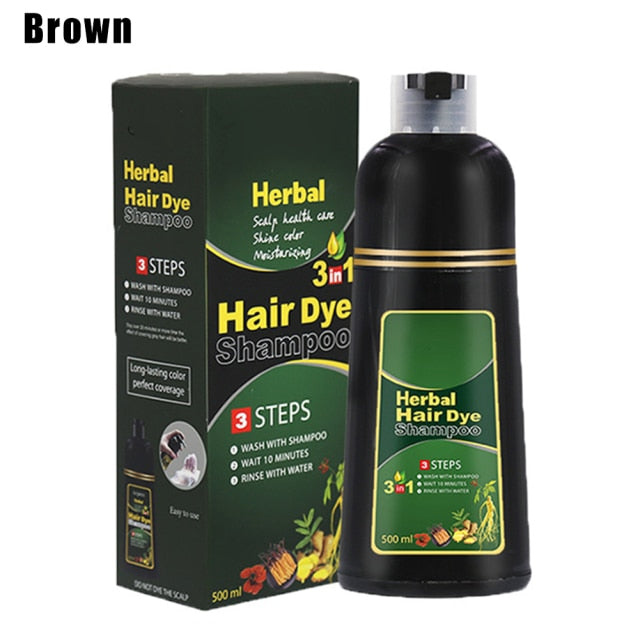 10 Mins Herbal Hair Darkening Shampoo