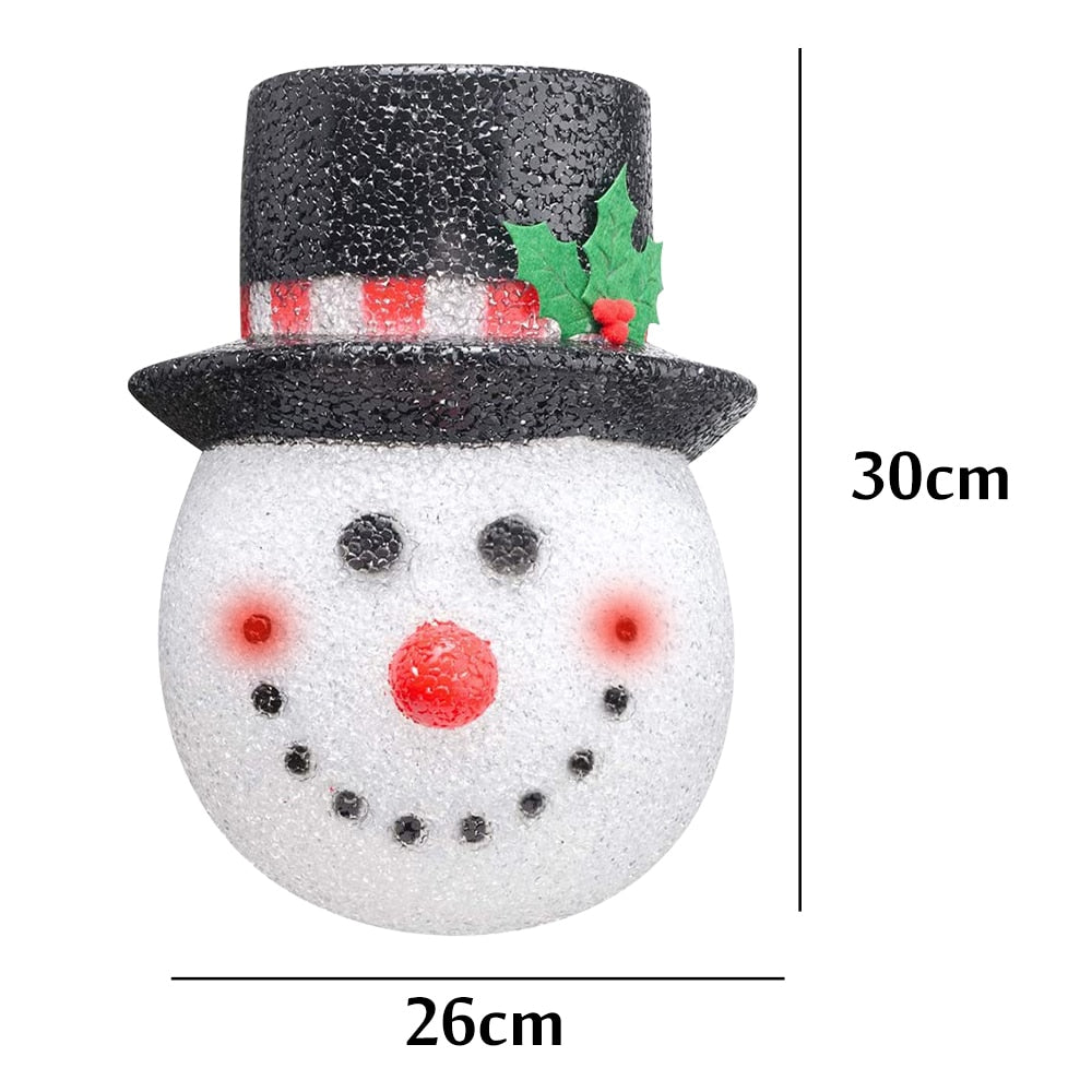 SNOWMAN PORCH LIGHT COVERS