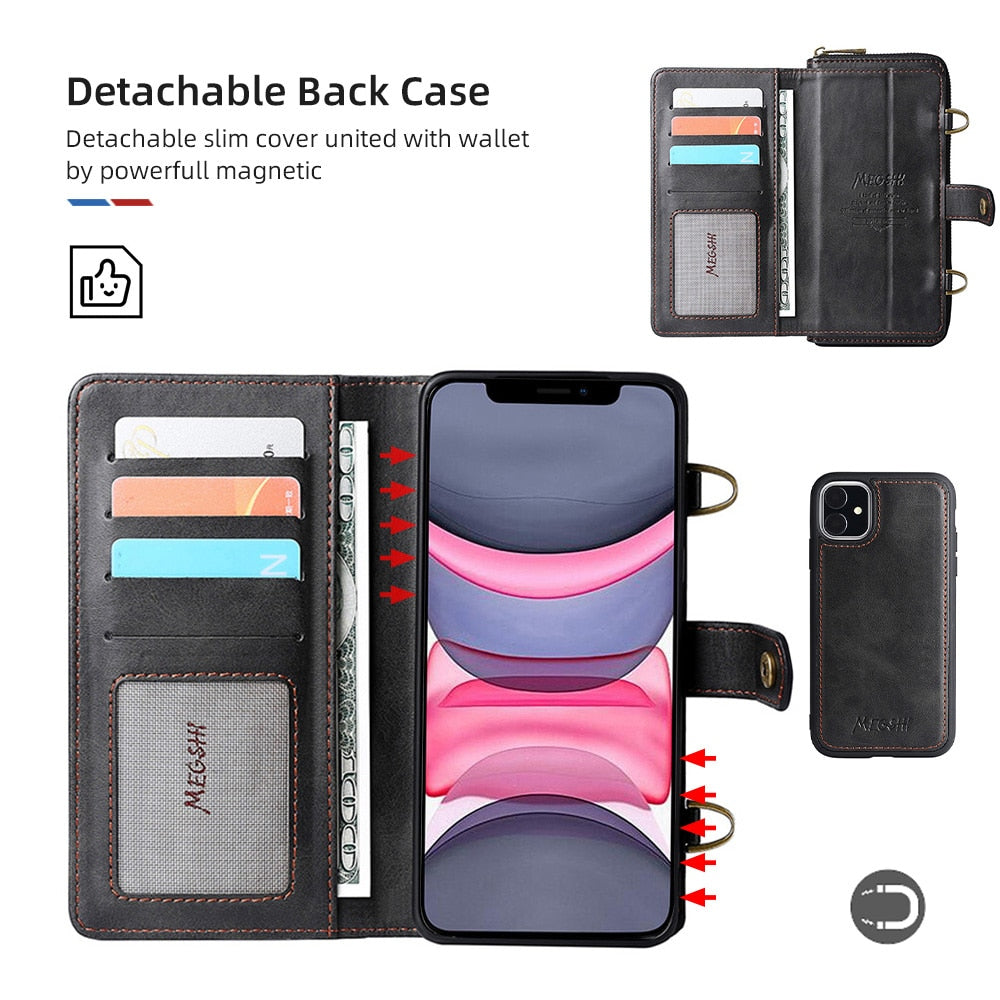 Messenger Bag Style iPhone Multifunctional Protective Case