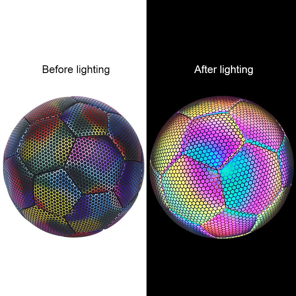 Night Glow Reflective Football