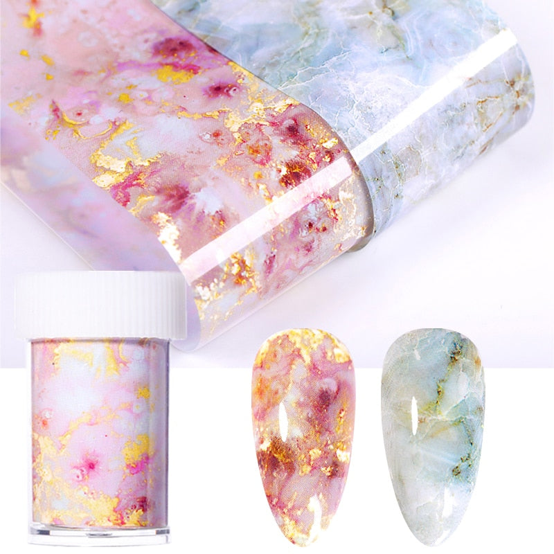 Marble Manicure Transfer Film Set