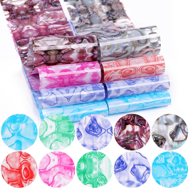 Marble Manicure Transfer Film Set