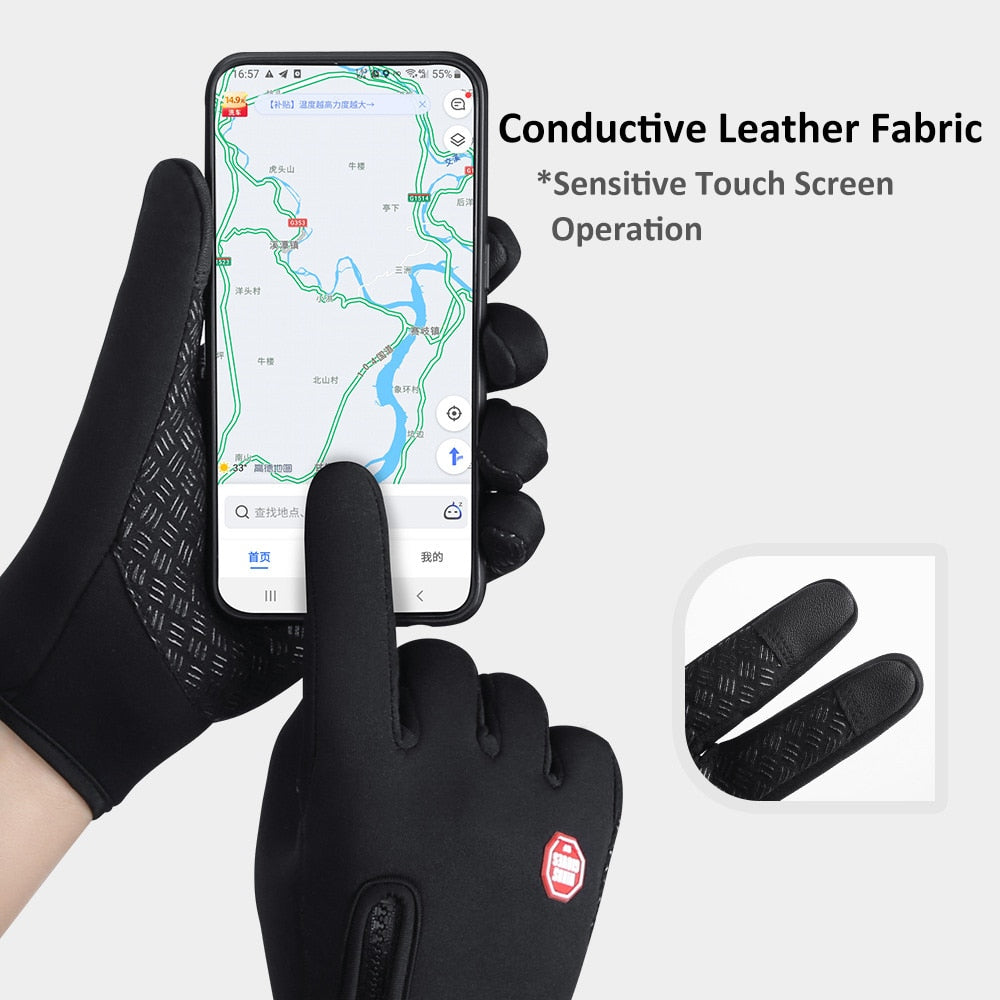 Winter Gloves – Unisex Premium Waterproof Touchscreen Winter Gloves