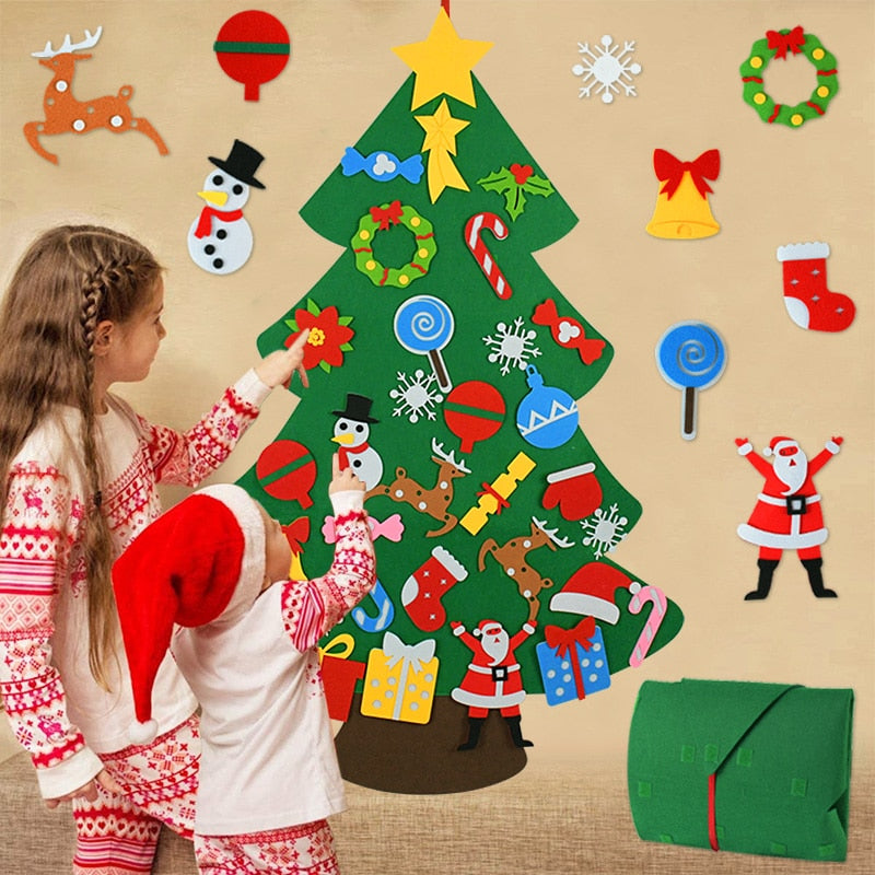 Interactive Felt Christmas Tree