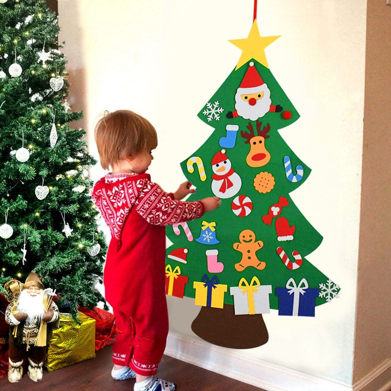 Interactive Felt Christmas Tree