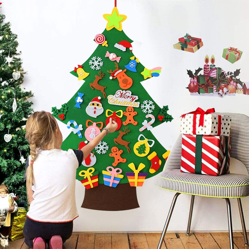 Interactive Felt Christmas Tree