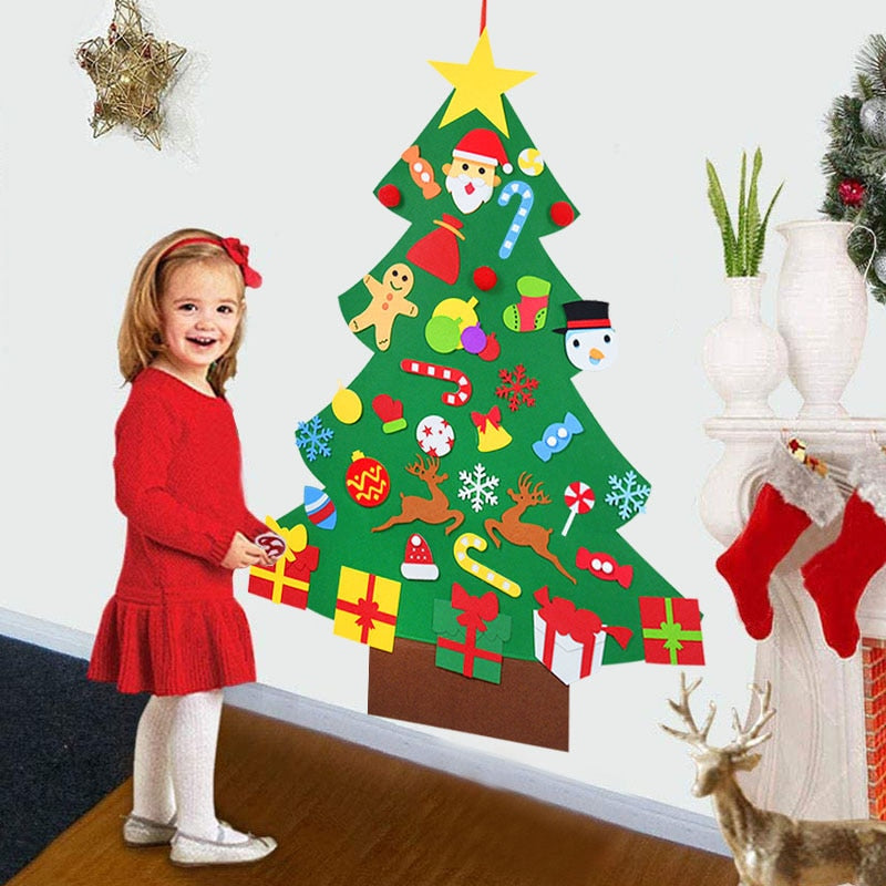 Interactive Felt Christmas Tree