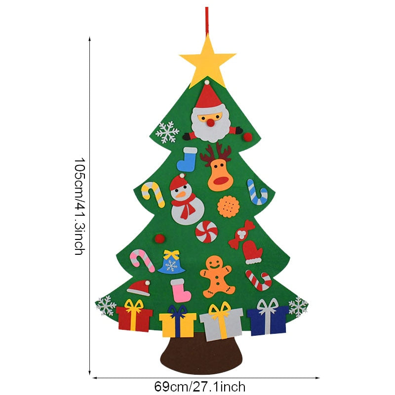 Interactive Felt Christmas Tree