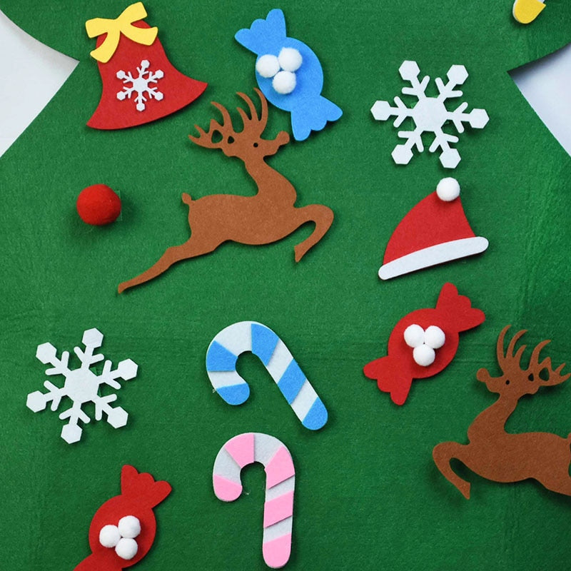 Interactive Felt Christmas Tree